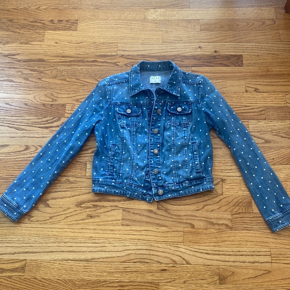 Elle Polka Dot Jean Jacket 
